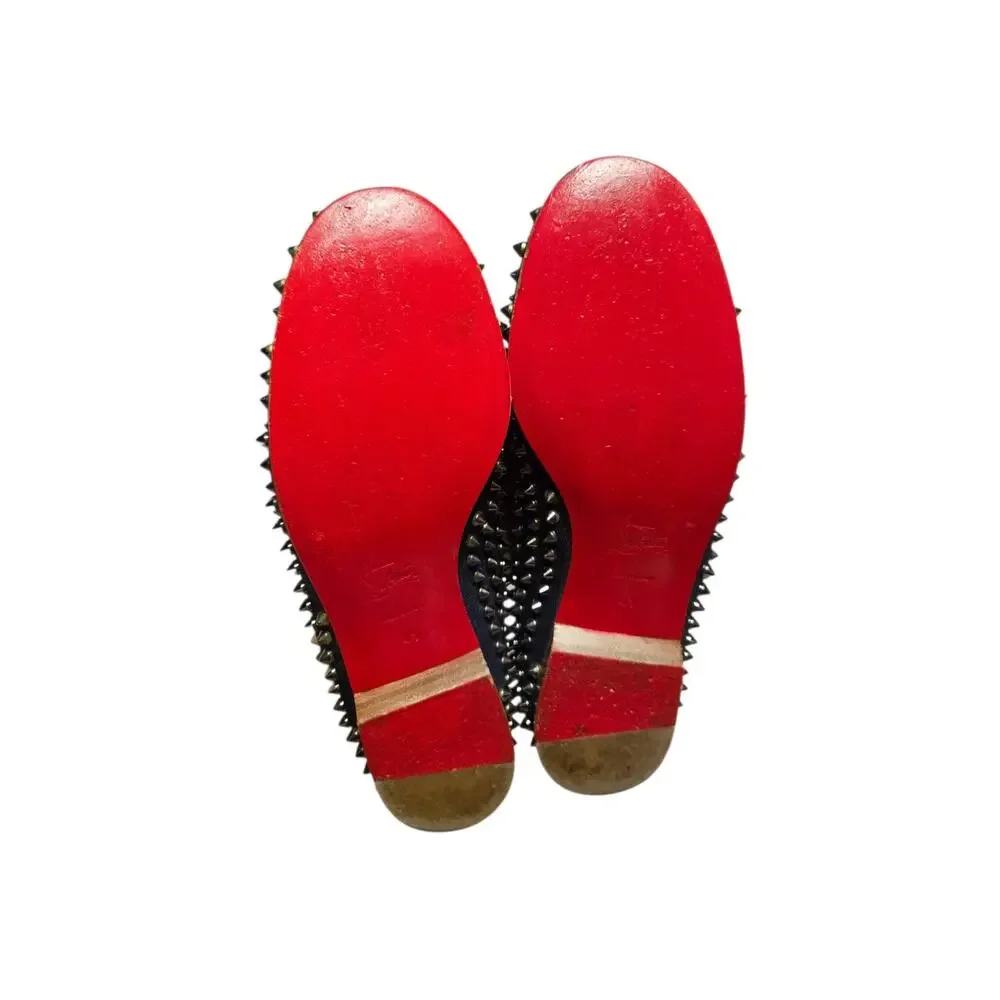 Christian Louboutin lacquered shined leather